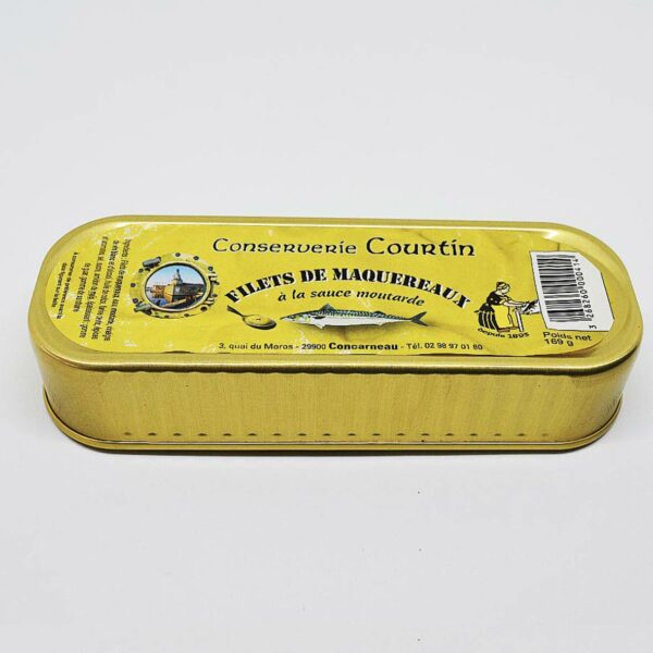 Le fumoir de St-Cast présente les Filets de Maquereaux à la moutarde- La Conserverie de Courtin