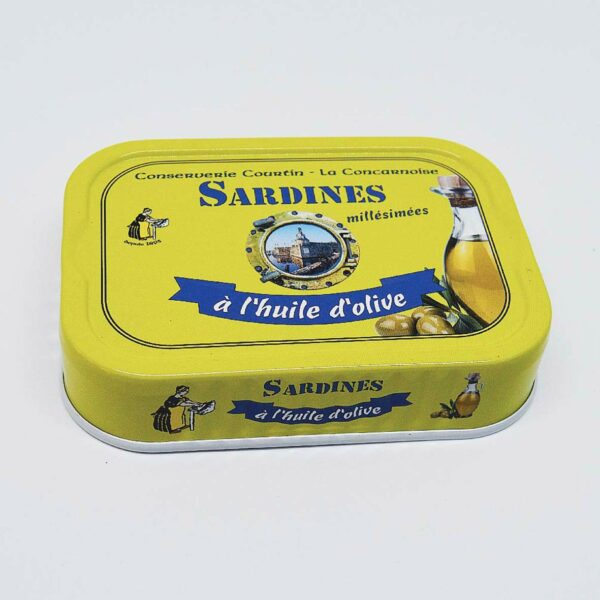 Le fumoir de St-Cast présente les Sardine Millésimées à l'huile d'olive La Conserverie de Courtin