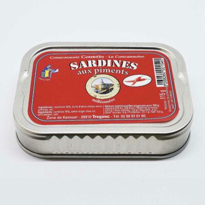 Le fumoir de St-Cast présente les Sardines Millésimées aux piments- La Conserverie de Courtin