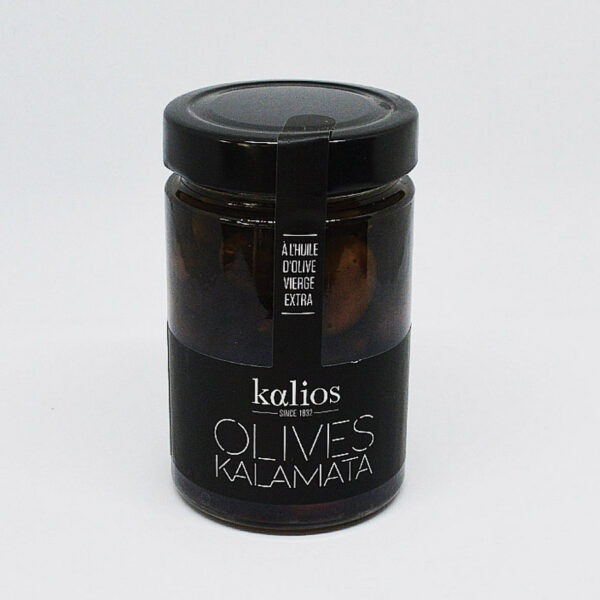 Le Fumoir de St-Cast présente les Olives Kalamata à l'huile d'Olive - Kalios