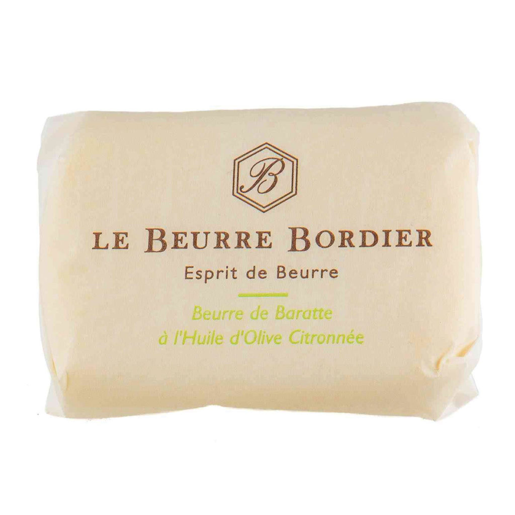 Beurre Bordier à l’Huile d’Olive Citronnée - 125g - Le Fumoir de Saint-Cast