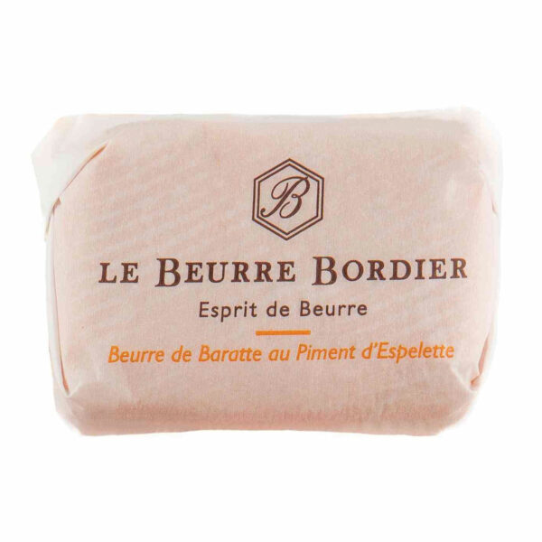 Le Fumoir de Saint-Cast vous présente le beurre Bordier au Piment d'Espelette 125g