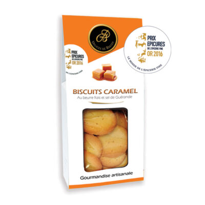 Le Fumoir de Saint- Cast présente les biscuits au Caramel et beurre salé Délices de Breizh