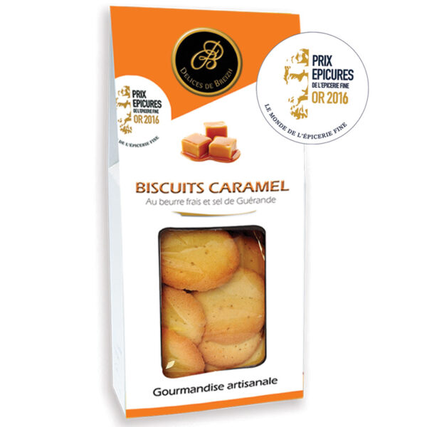 Le Fumoir de Saint- Cast présente les biscuits au Caramel et beurre salé Délices de Breizh